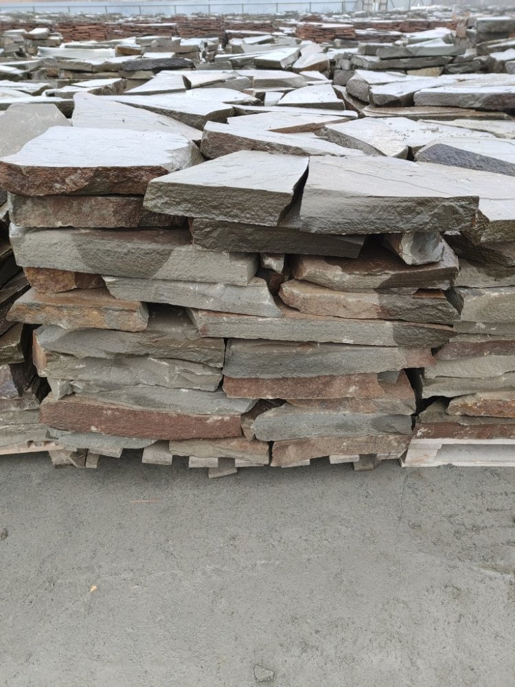 Плитняк песчаник серо-зелёный для мощения 60-65 мм купить в Сухом Логе