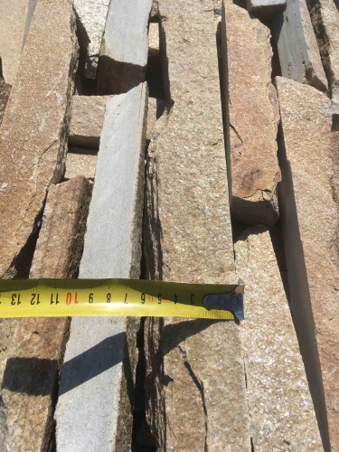 Горбушка златолит золотистый для облицовки купить в Сухом Логе