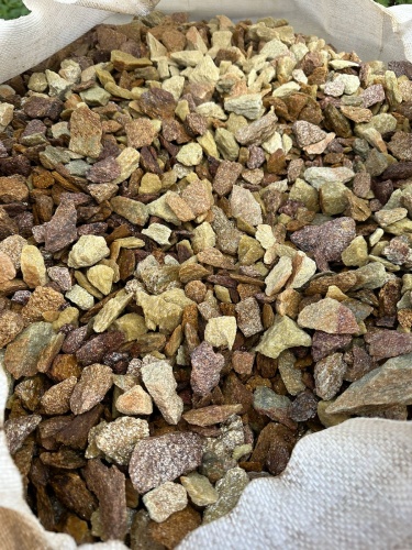 Златолит персиковый декоративная каменная крошка купить в Сухом Логе