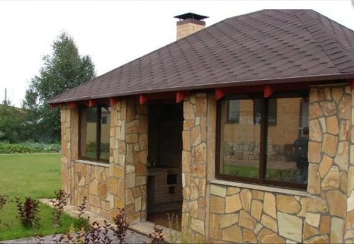 Плитняк златолит жёлтый золотистый для фасада 1,5-3см купить в Сухом Логе