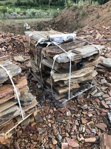 Плитняк кора дерева 50-100мм для пошаговых дорожек купить в Сухом Логе