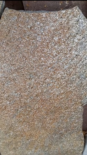 Плитняк златолит серебристый для цоколя, отмостки купить в Сухом Логе