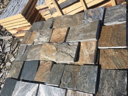 Плитка пилёная златолит Уральский для фасада купить в Сухом Логе