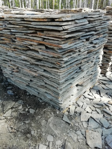 Плитняк златолит Уральский для цоколя, отмостки купить в Сухом Логе